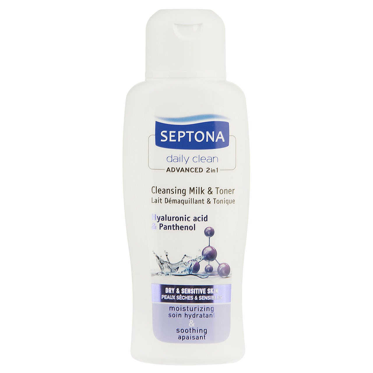 شیر پاک کن و تونر پاک کننده سپتونا سری Daily Care مدل Hyaluronic Acid And Panthenol حجم 200 میلی لیتر شیر پاک کن و تونر پاک کننده سپتونا سری Daily Care مدل Hyaluronic Acid And Panthenol حجم 200 میلی لیتر