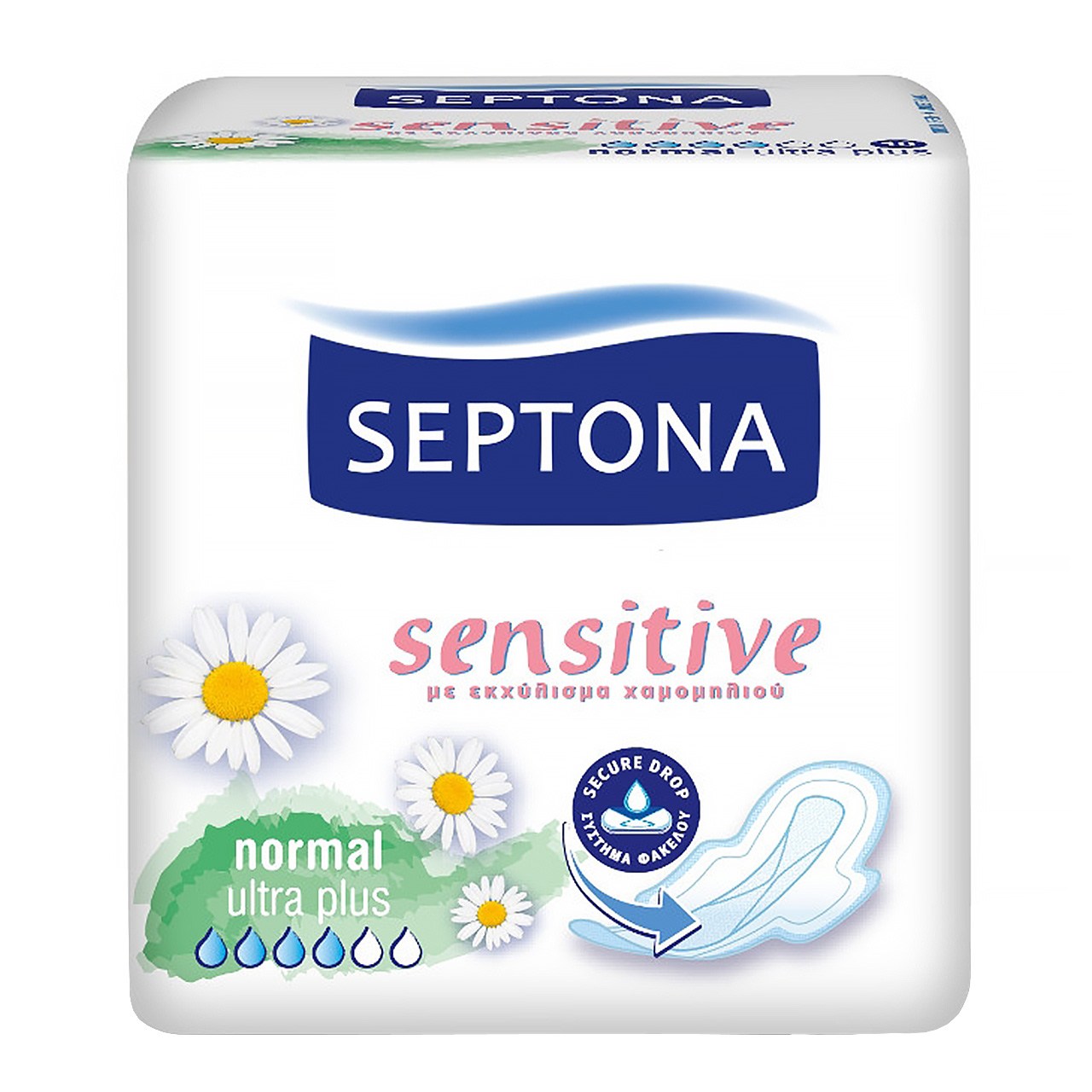 نوار بهداشتی سپتونا مدل Normal Sensitive بسته 10 عددی نوار بهداشتی سپتونا مدل Normal Sensitive بسته 10 عددی