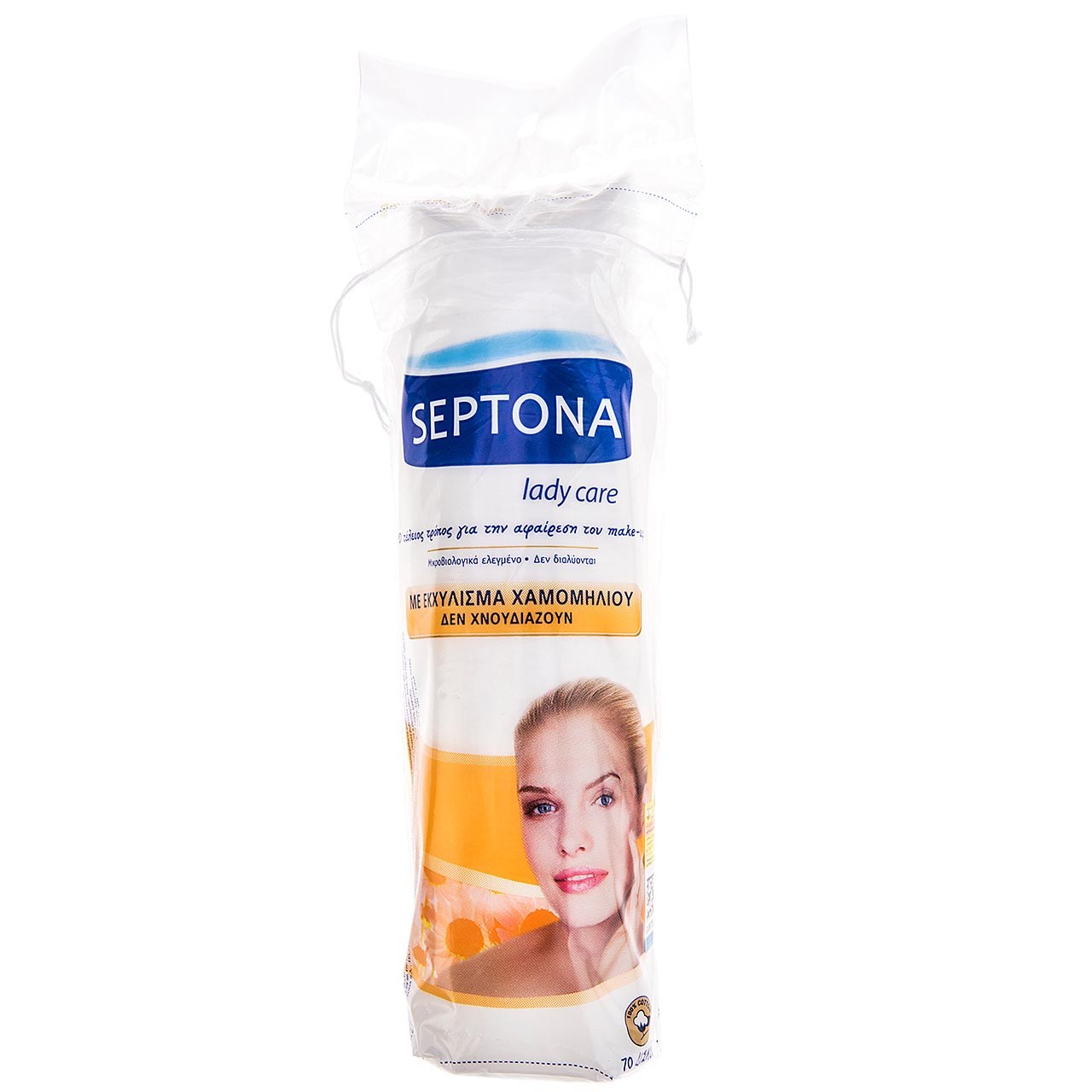 پد آرایشی سپتونا مدل Lady Care با عصاره بابونه بسته 70 عددی پد آرایشی سپتونا مدل Lady Care با عصاره بابونه بسته 70 عددی